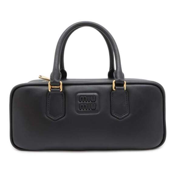 Miu Miu Handbags - Miu Miu Handbag Arcadi Leather MIUMUU Shoulder Bag Black